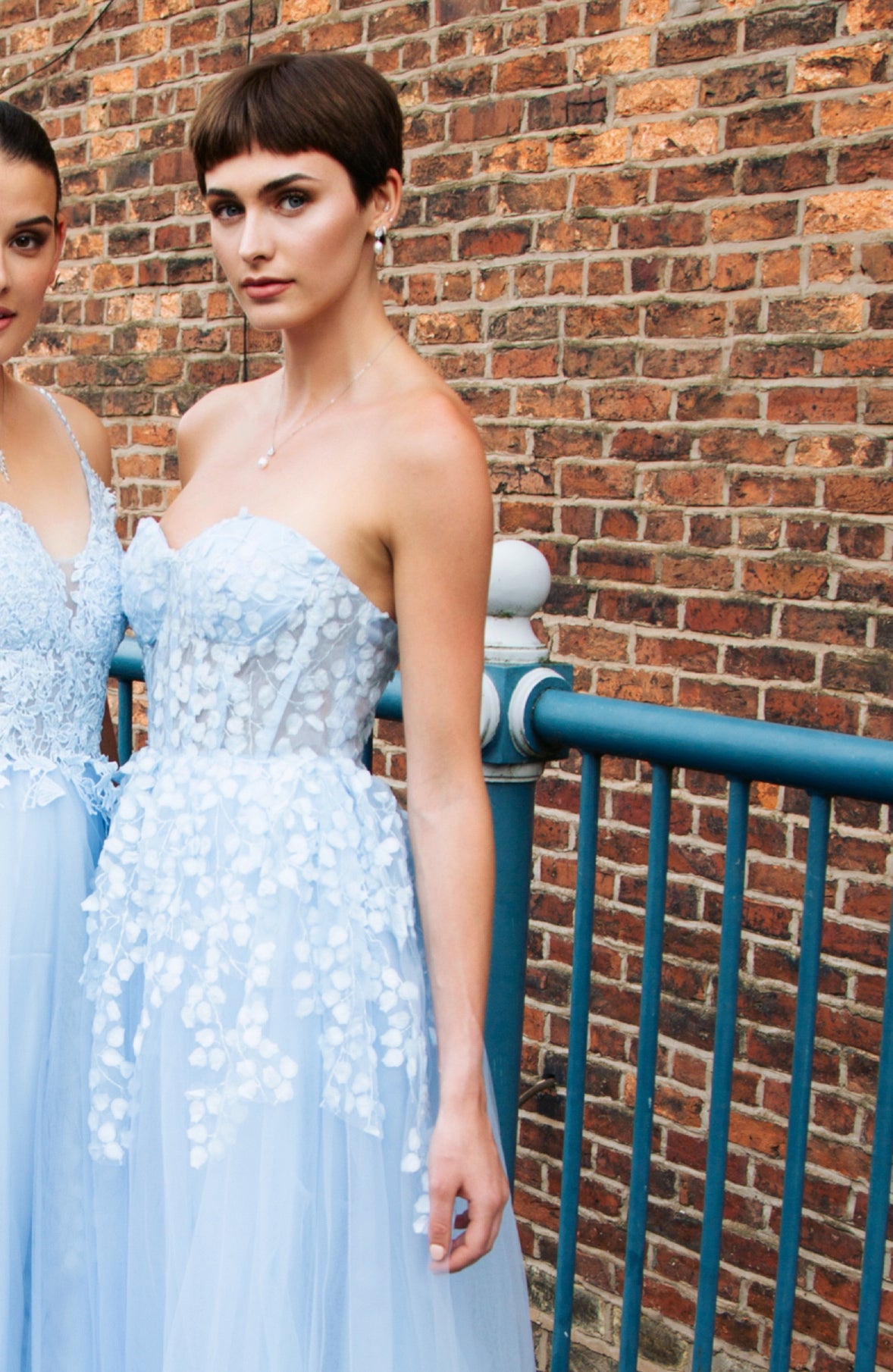 BIANCA | EMBELLISHED FALLEN PETAL BALL GOWN DRESS